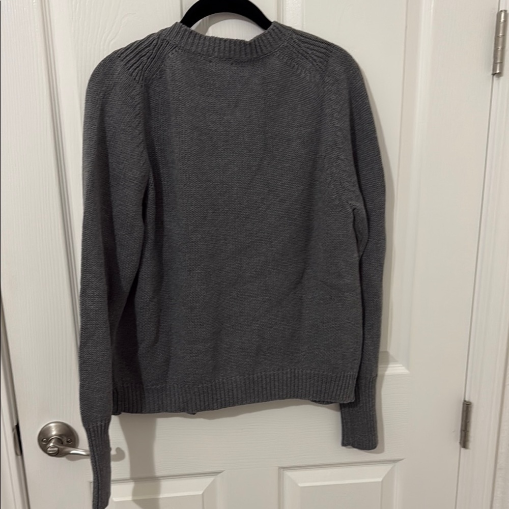 J. Crew Gray Cardigan with Studded Detail - Picture 5 of 5